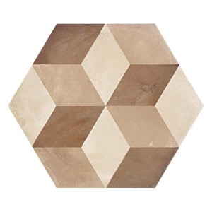 Marca Corona Terra Mix Esagona Version C 25x21,6 0603 hexagonale Fliesen