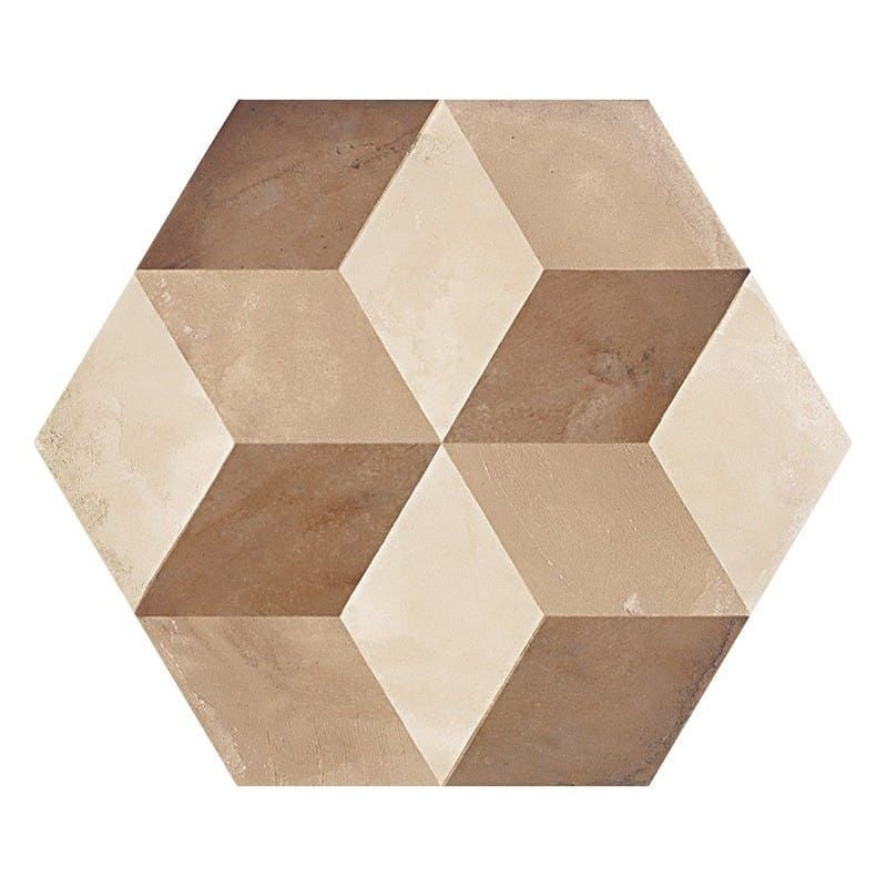 Marca Corona Terra Mix Esagona Versione C 25x21,6 0603 płytki heksagonalne 144512