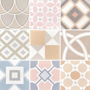 Caprice Deco Patchwork Fliesen 20x20, Pastell, Gres-Produzent