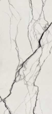 Płytki podłogowe cienkie marmur białe z czarną żyłą Florim Floor Gres B&W_Marble Breach Naturale 120x240 93923