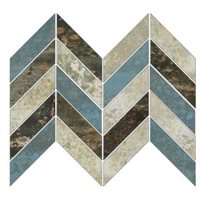Aparici Grunge Lappato Mosaik Espiga Mix 22,5x32,5 dekorative Fliese