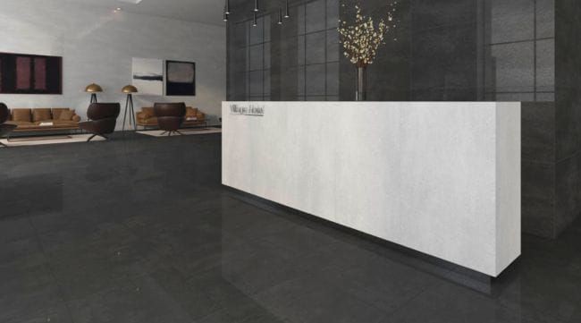 Emigres Slab Negro Lapp. 60x60 płytki gresowe imitujące beton 125719