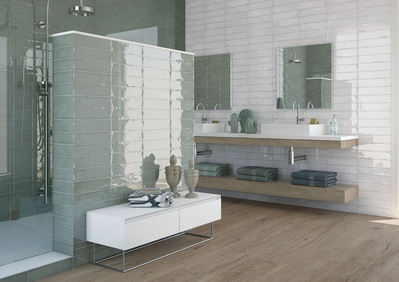Cifre Colonial White Brillo 7,5x30 płytka ścienna 121096