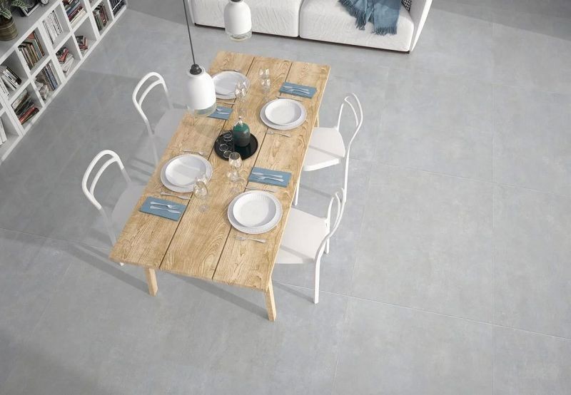 Emigres Metropoli Gris Lappato 80x80 płytka gresowa imitująca beton 125677