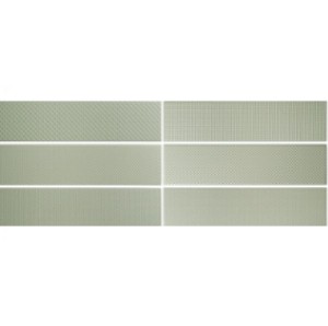WOW Texiture Muster Mix Salbei 6,2x25 Wandfliesen