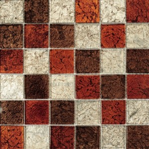 Dell Arte Brillant Mix Zimt 30x30x8 Glasmosaik