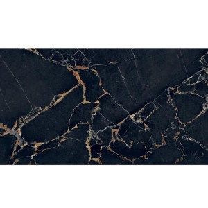 ABK Sensi Signoria Port Gold 60x120: Natürliche schwarze Marmor-Feinsteinzeugfliesen
