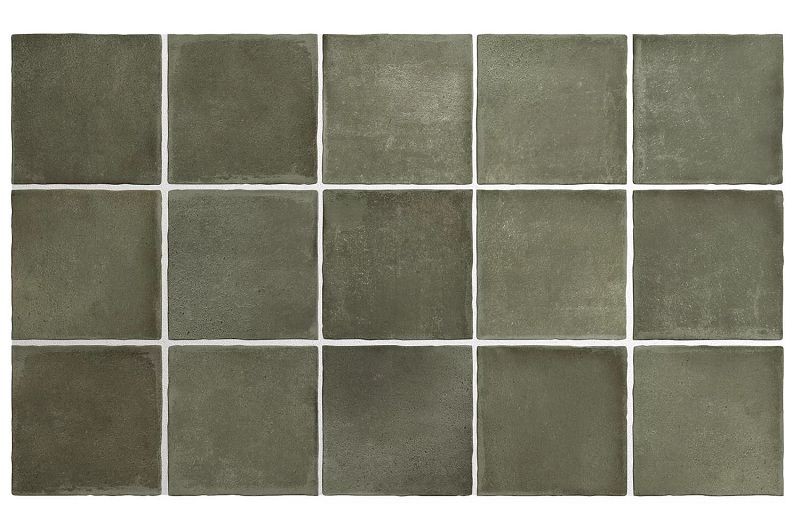 Equipe Argile Khaki 10x10 płytki cegiełki gresowe 126744