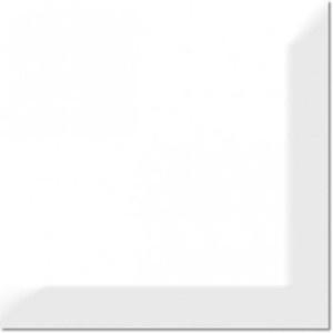 Absolut Keramika Blanco Biselado Glänzend 10x10 Wandfliese