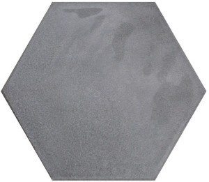 Cifre Moon Hexagon Grey Brillo 16x18: Hexagonale Fliesen