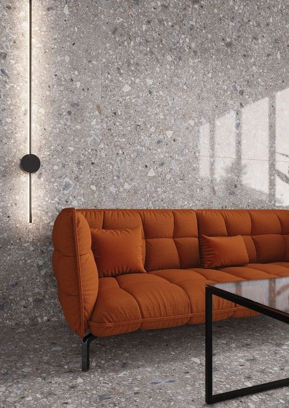 Cerrad Ceppo Nuovo Silver 59,7x119,7 płytki gresowe imitujące lastryko 120631