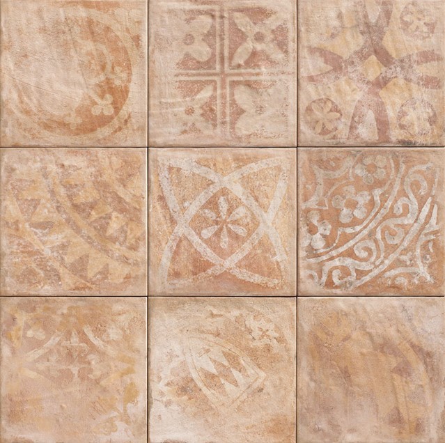 Płytki łazienkowe wrzoryste beżowe Mainzu Forli Decor Teano 20x20 55173