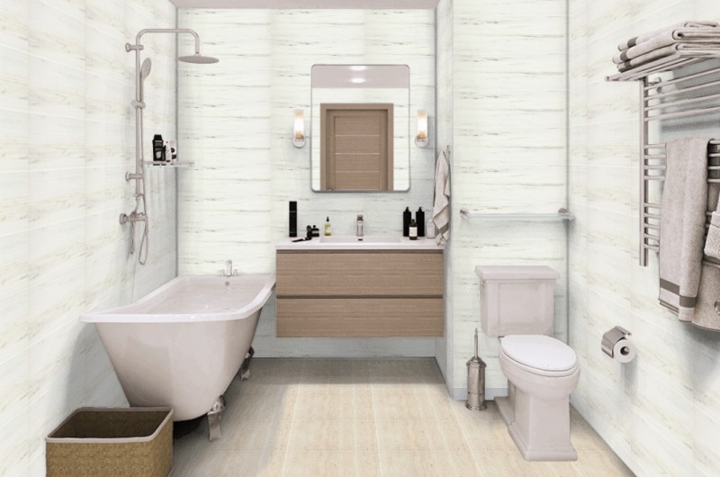 Płytki ścienne połysk imitujące marmur Marazzi Marbleline Zebrino MLC0 STR 22x66,2 16954