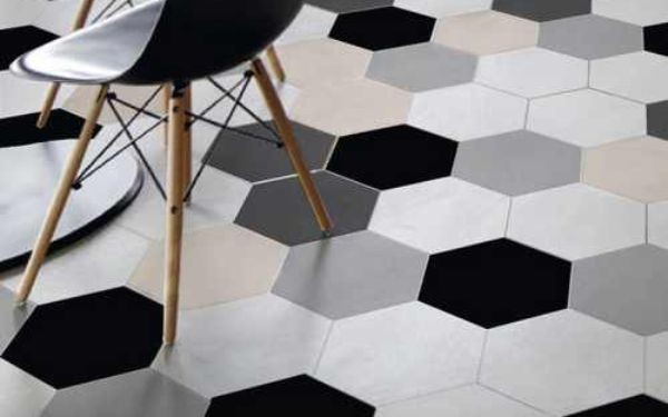 ITT Hexa Black 23x27 płytka heksagonalna 158496
