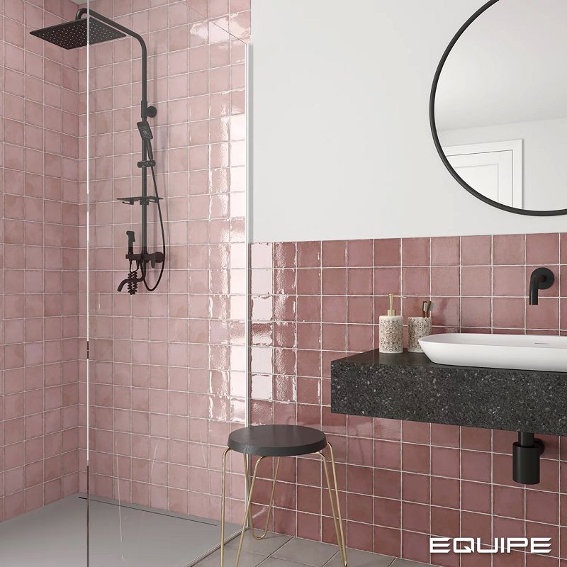 Equipe Altea Dusty Pink 10x10 płytki cegiełki rustykalne 126662
