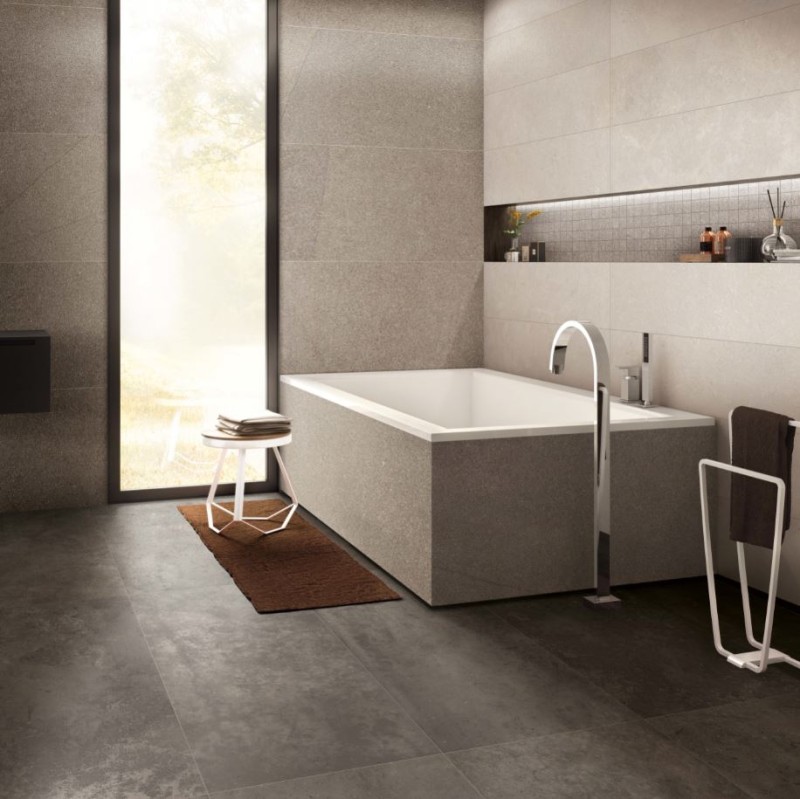 Gres beton loft brąz Flaviker Hyper Silver Taupe PF60003091 30x120 77060