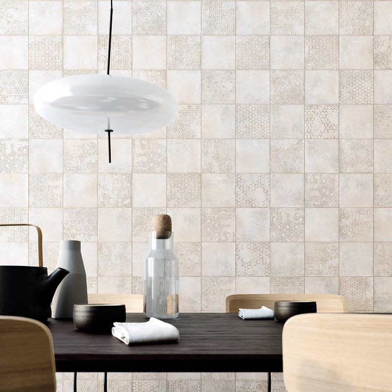WOW Enso Suki Ivory 12,5x12,5 płytka ścienna patchwork 155786