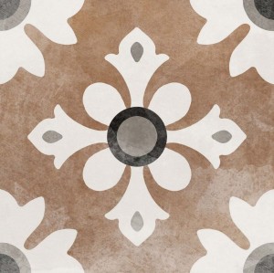 ABK Play Classic Cotto 20x20: Beige-Blaue Wand- und Bodenfliesen im Used-Look