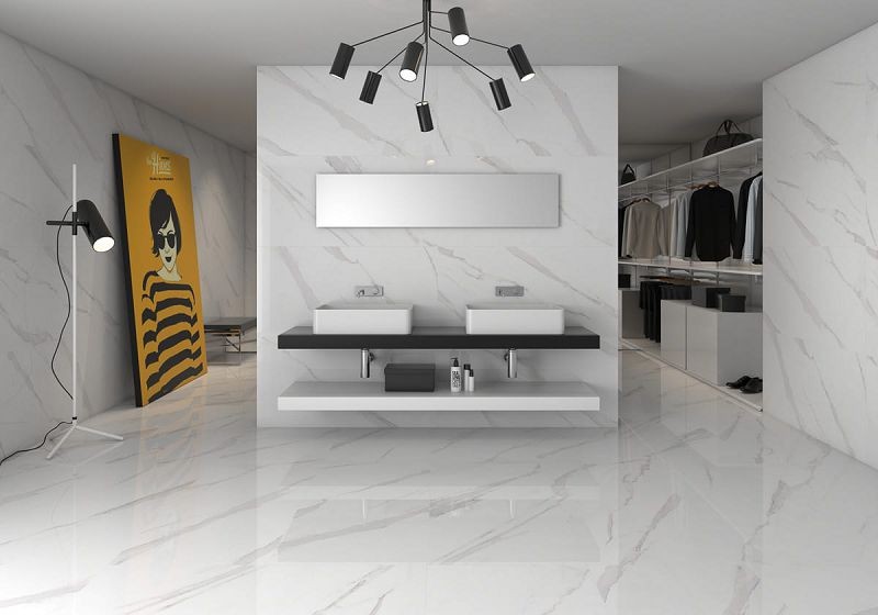 Geotiles Statuary Blanco High Glass 60x120 płytka gresowa 132923
