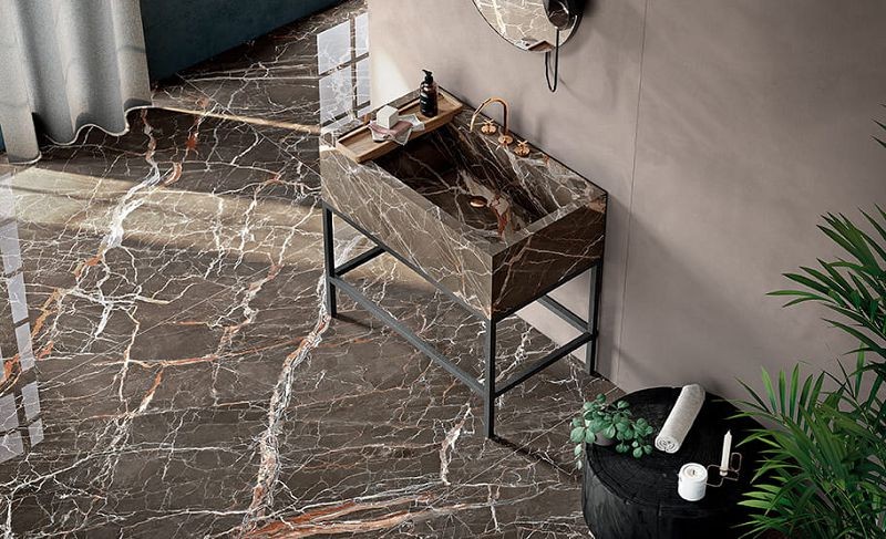 Fondovalle Infinito 2.0 Ombra di Caravaggio Glossy 60x120 płytki gresowe imitujące kamień 131704