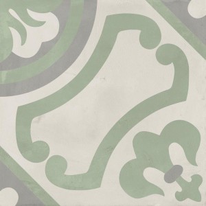 Marca Corona Terra Art Giglio Sabbia/Menta 20x20 I393 Patchwork-Fliesen