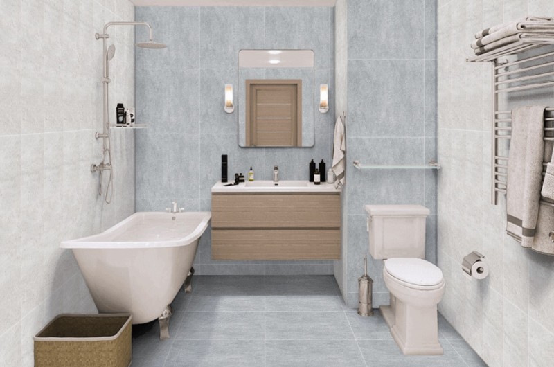 Płytki gresowe szare beton Porcelanosa Rodano acero P17600791 80x80 14887