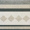 Płytki dekor cokół wzór graficzny szary grafit Equipe Caprice Provence Border 38500