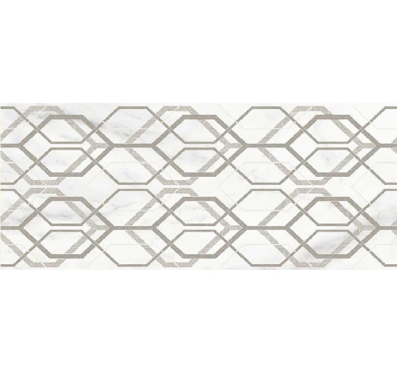 Marazzi Marbleplay Decoro Net White 30x90 M4PZ płytka ścienna 139207