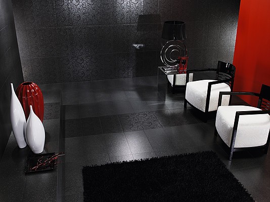 Gres czarny brokat Azteca Smart Lux Black 60x60 1657