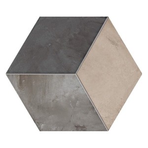 Marca Corona Terra Rombo Esagona Version F 25x21,6 0398 hexagonale Fliesen
