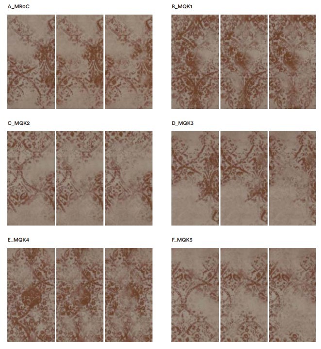 Spiek kwarcowy patchwork Marazzi Grand Carpet Sand (MROC,MQK1, MQK2, MQK3, MQKY, MQK5 ) 120x240 16275