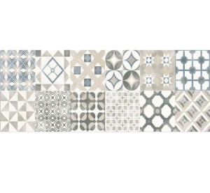 Saloni Interior Dedon Iris 25x75 KQJ990 Patchwork Wandfliese
