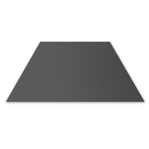 WOW Trapezium Bodenfliese Graphit Matt 9,8x23