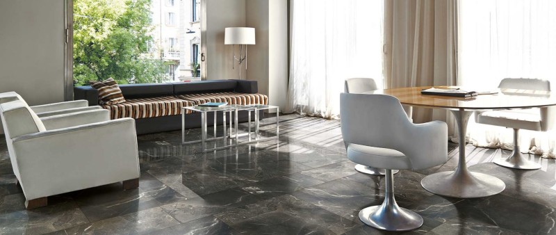 Płytki imitujące marmur Timeless Deep Black Naturale 60x120 mb,hb 21630