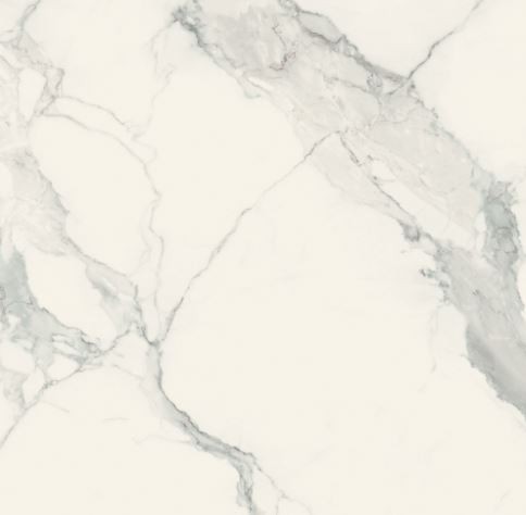 Płytki podłogowe biały marmur delikatna szara czarna żyła Florim Rex Classici di Rex Statuario Gloss 80x80 97127