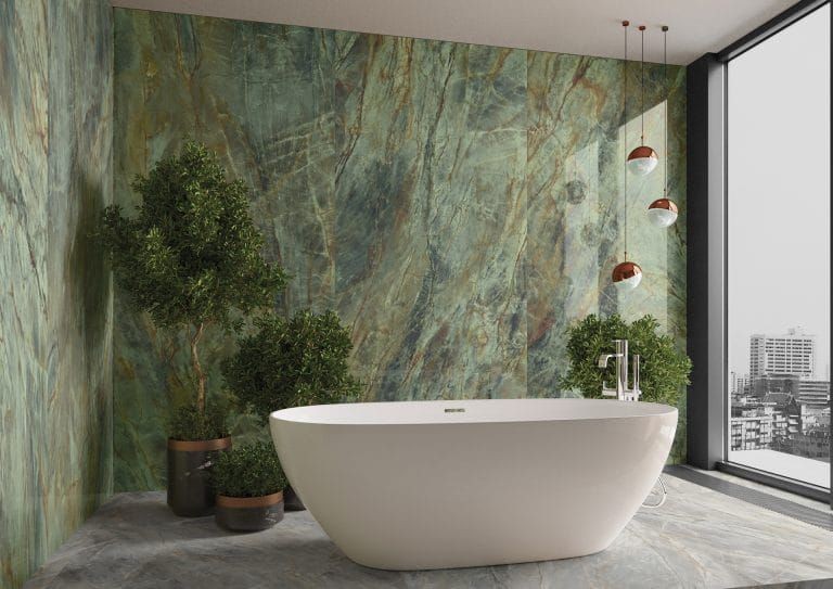Cerrad Brazilian Quartzite Green Poler 59,7x119,7 płytki gresowe imitujące kamień 120613