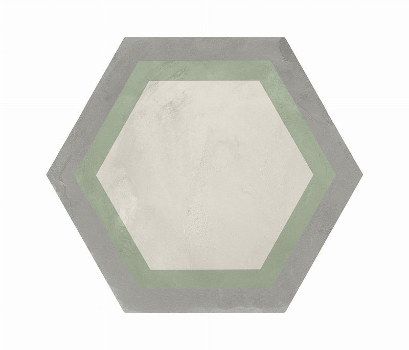 Marca Corona Terra Art Mix Sabbia/Menta Esagona 25x21,6 I422 płytki heksagonalne 144400