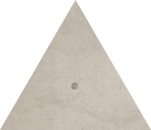 Fioranese Dot Maffei Dreieck Fliesen Grau Hell 60x60