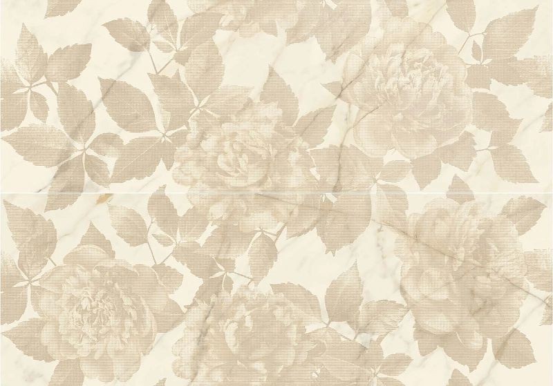 Marazzi Allmarble Wall Golden White Satin Decoro Rose 80x120 M93N płytki ścienne dekoracyjne 104515