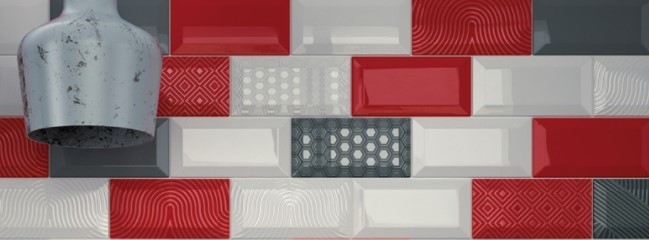 Płyki - cegiełki czerwone Equipe Metro Rosso 7.5X15 19730