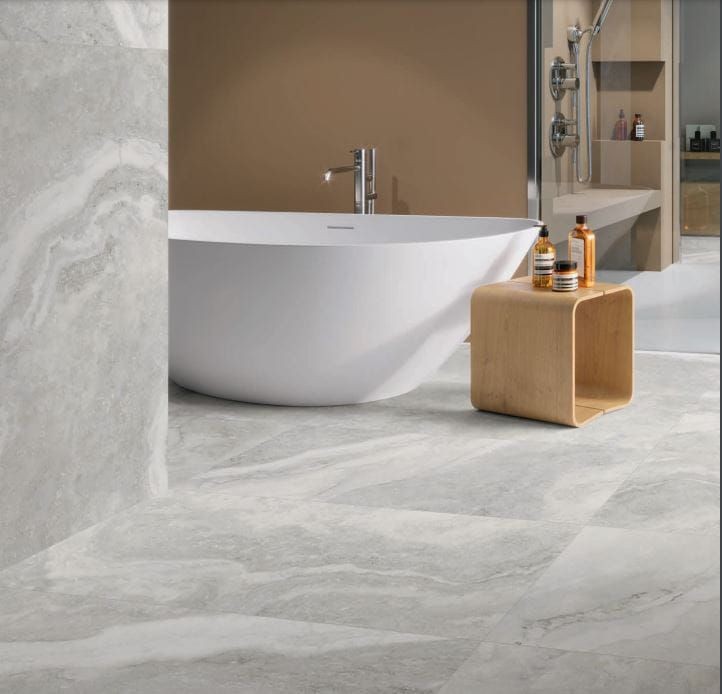 Cristacer Ceramicas Travertino Di Caracalla Silver Matt 60x120 płytki gresowe marmurowe 124944