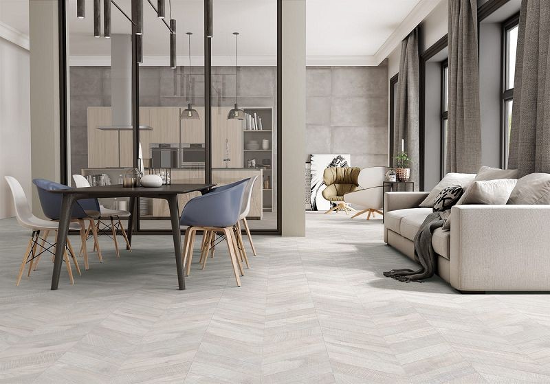 Ibero Artwood Chevron White 60x120 płytki drewnopodobne 133361