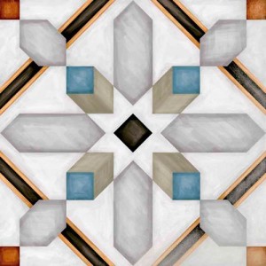 Vives Vodevil Demel Multicolor 20x20 Patchwork-Fliesen aus Gres