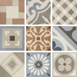 Fioranese Cementine Retro_Deco 20x20 CMR20DM Feinsteinzeug Fliese