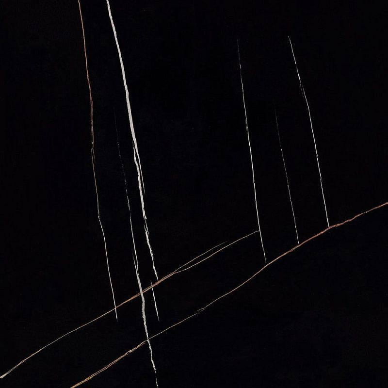 Italgraniti Marble Experience Sahara Noir Polished 80x80 płytki gresowe imitujące czarny marmur 134141