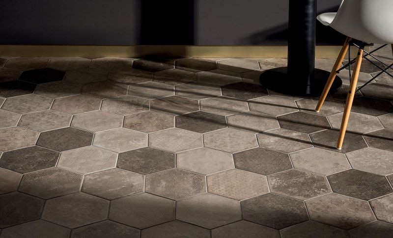 Marca Corona Bricklane Olive Esagona 25x21,6 0717 płytki heksagonalne 143014