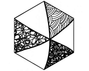 ITT Comic 23x27 hexagonale Platte