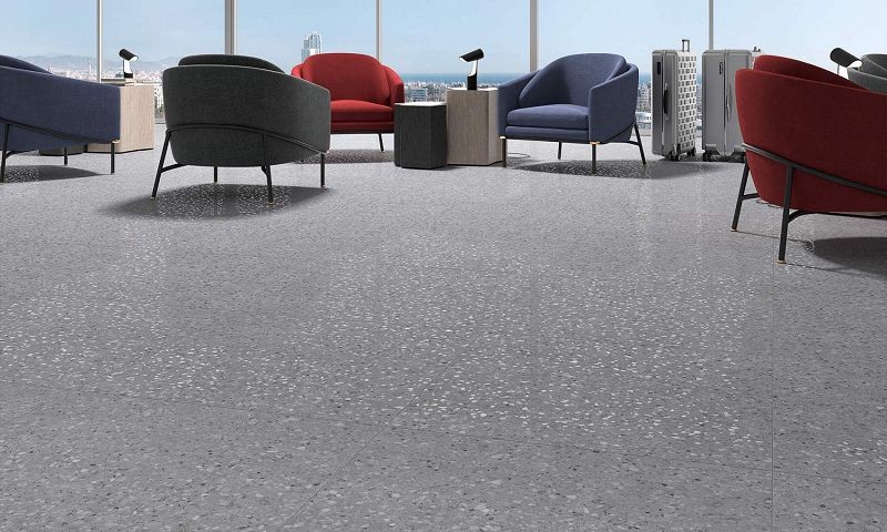 Undefasa Terrazzo Gris 80x80 płytki lastryko gresowe 152230