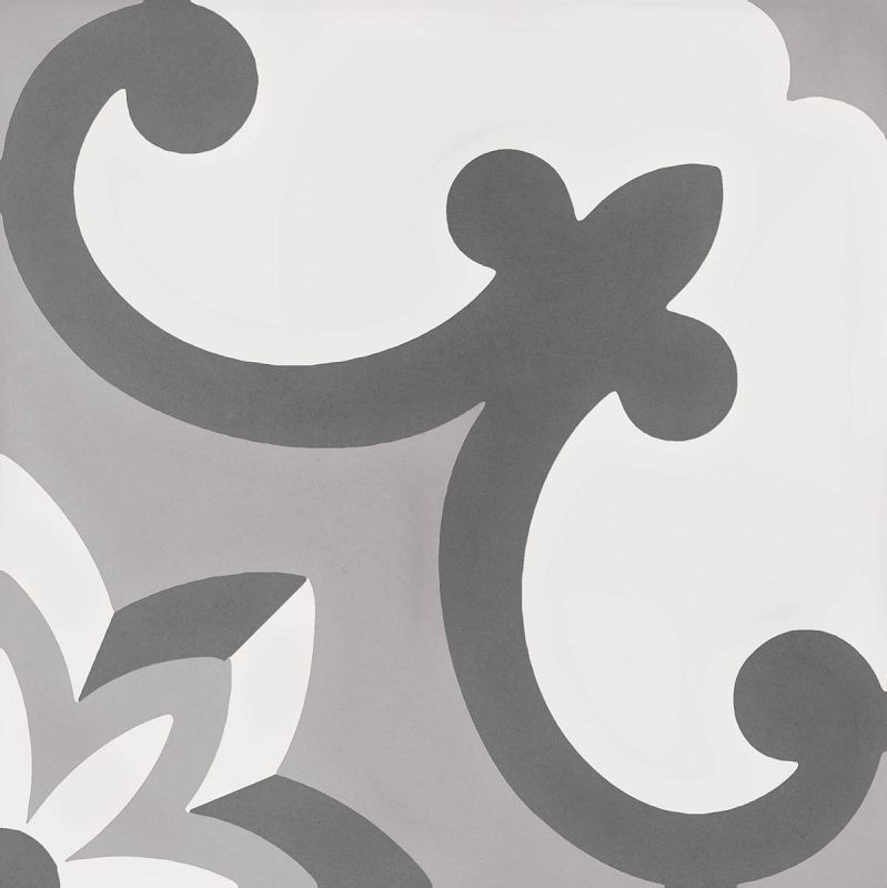 WOW Tradition Decor Grey 2 18,5x18,5 płytka gresowa 164493