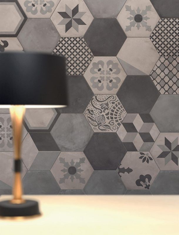 Marca Corona Terra Stella Esagona Versione F 25x21,6 0403 płytki heksagonalne 144606